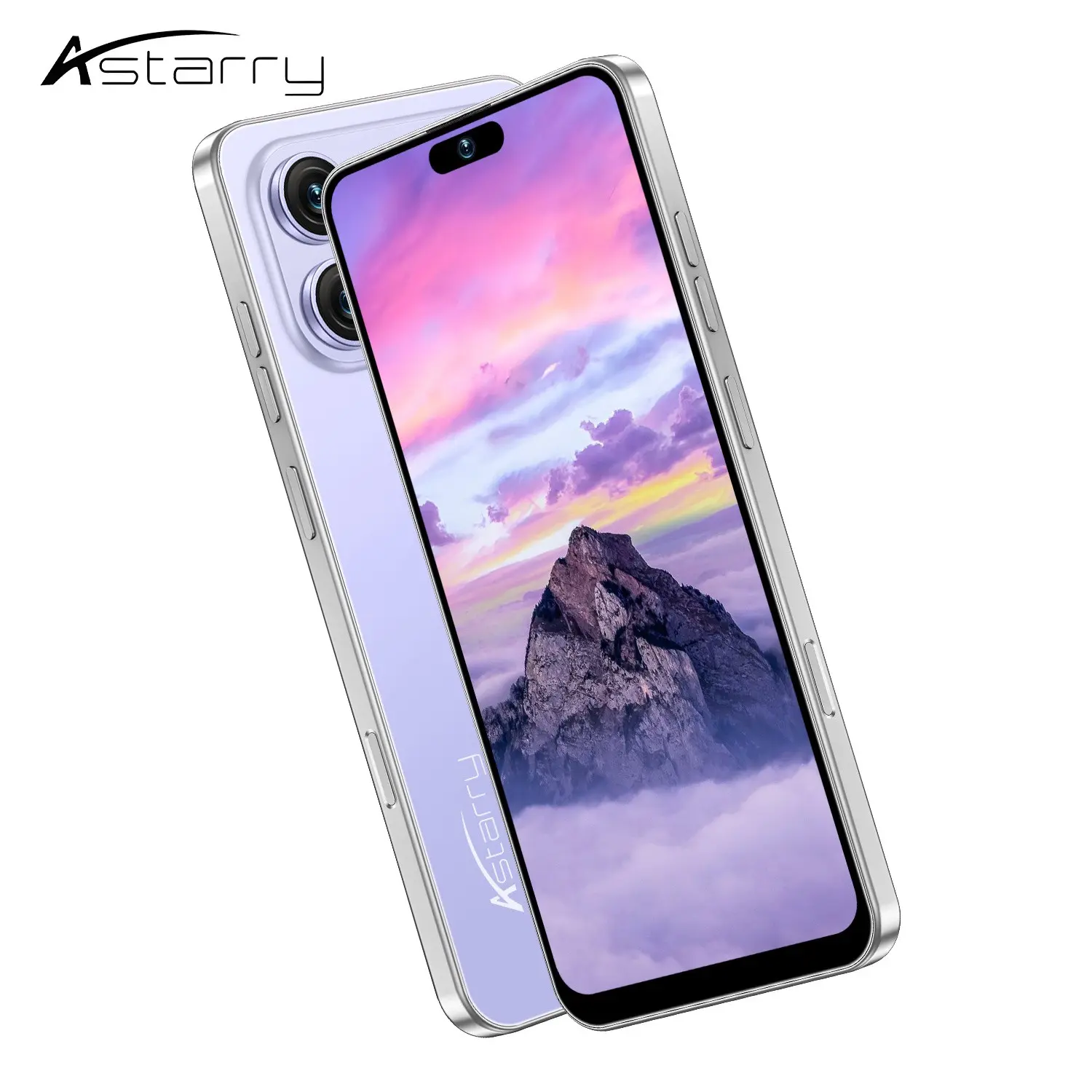 Astarry-17Pro Max 4+64GB Memory, Global Unlocked 4G Network, Android 10.0 Version, 6.93-inch Large Screen, 5+13MP Camera, 8-Core Processor, Fingerprint Unlock, Battery 4100mAh, Dual SIM, Dual Standby, Face Recognition, Smartphone.