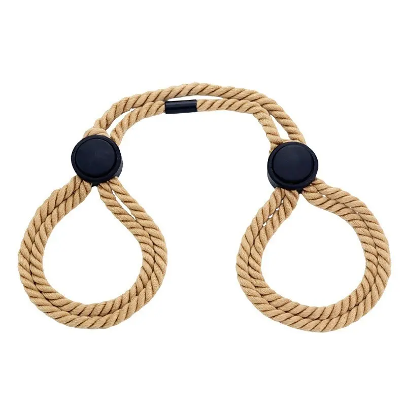 Adjustable Cotton Rope Handcuffs, Binding and Restraint Tool, Convenient Knots, Bdsm Prop, Multi-Functional Self-Binding Gear