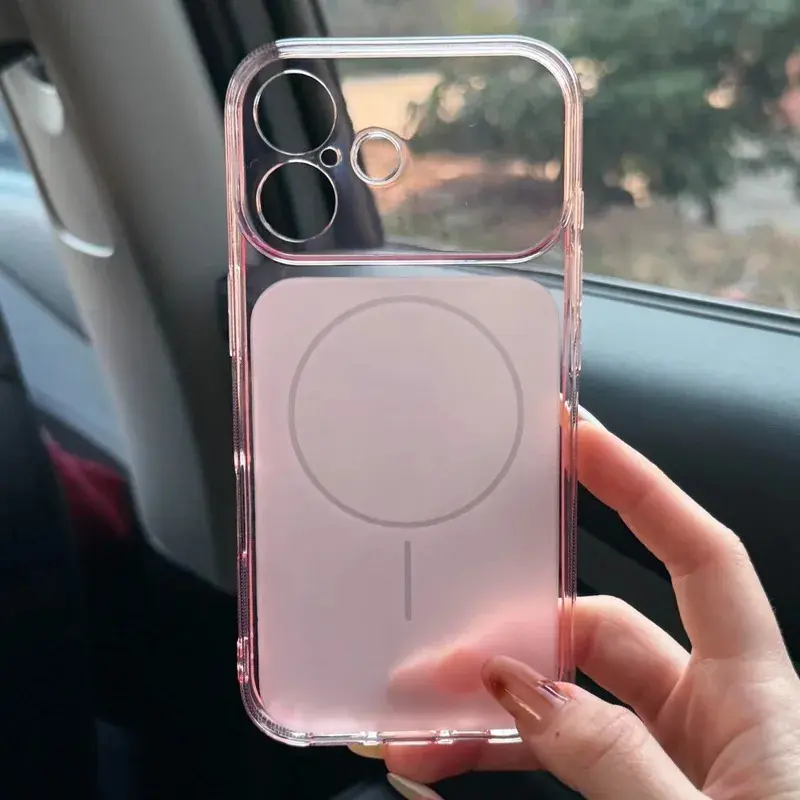 Premium Transparent Skin-Feel Case For iPhone 17 11 12 13 14 15 16 Pro Max Clear Cover Wide-Angle View Window Slim Soft Design