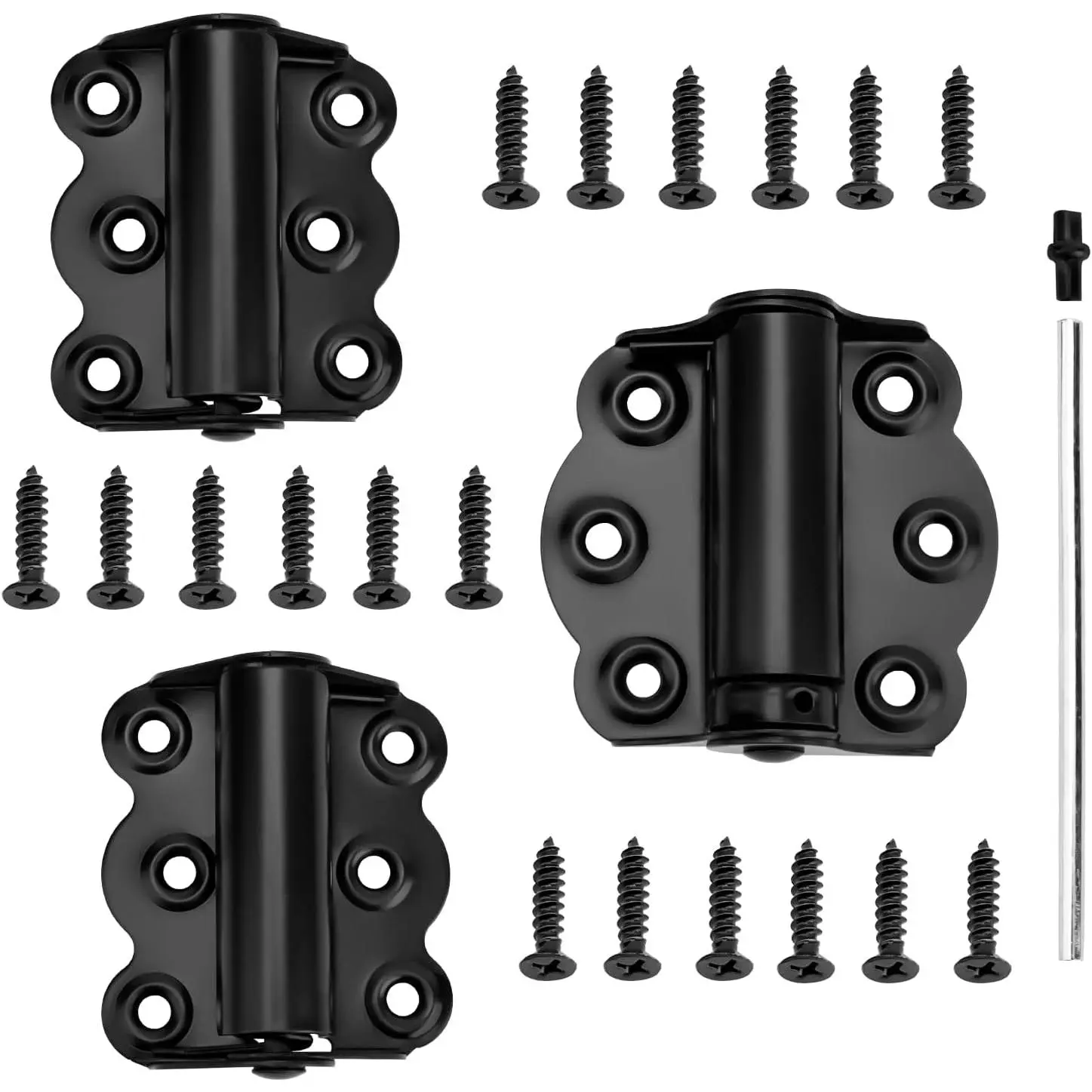 Self Closing Screen Door Spring Hinge Kit for Patio Screen Doors, 2-3/4 in