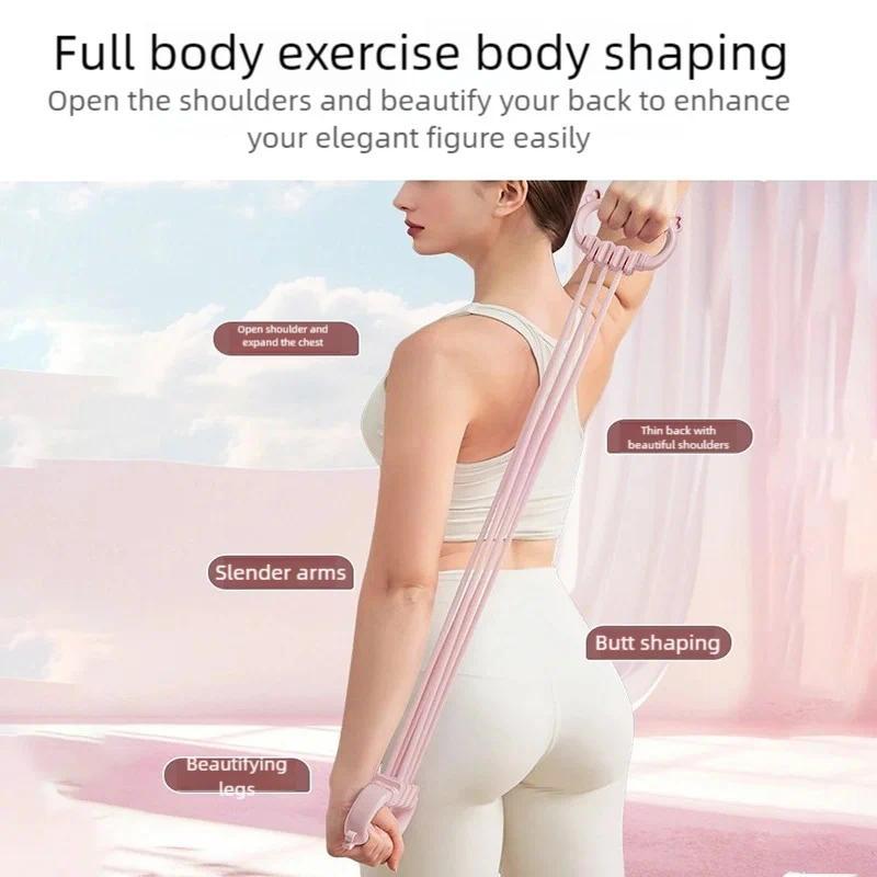 Stretch Strap Yoga Adjusted Tensioner Yoga Tool Open Back Practice Shoulder Yoga Stretching Belt Elastic Stretch Band