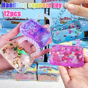 12pcs Malt Sugar Stress Relief Toys, Creative Slow Rebound Squeeze Fun, Party Gifts for Kids and Adults, Birthday and Classroom Rewards