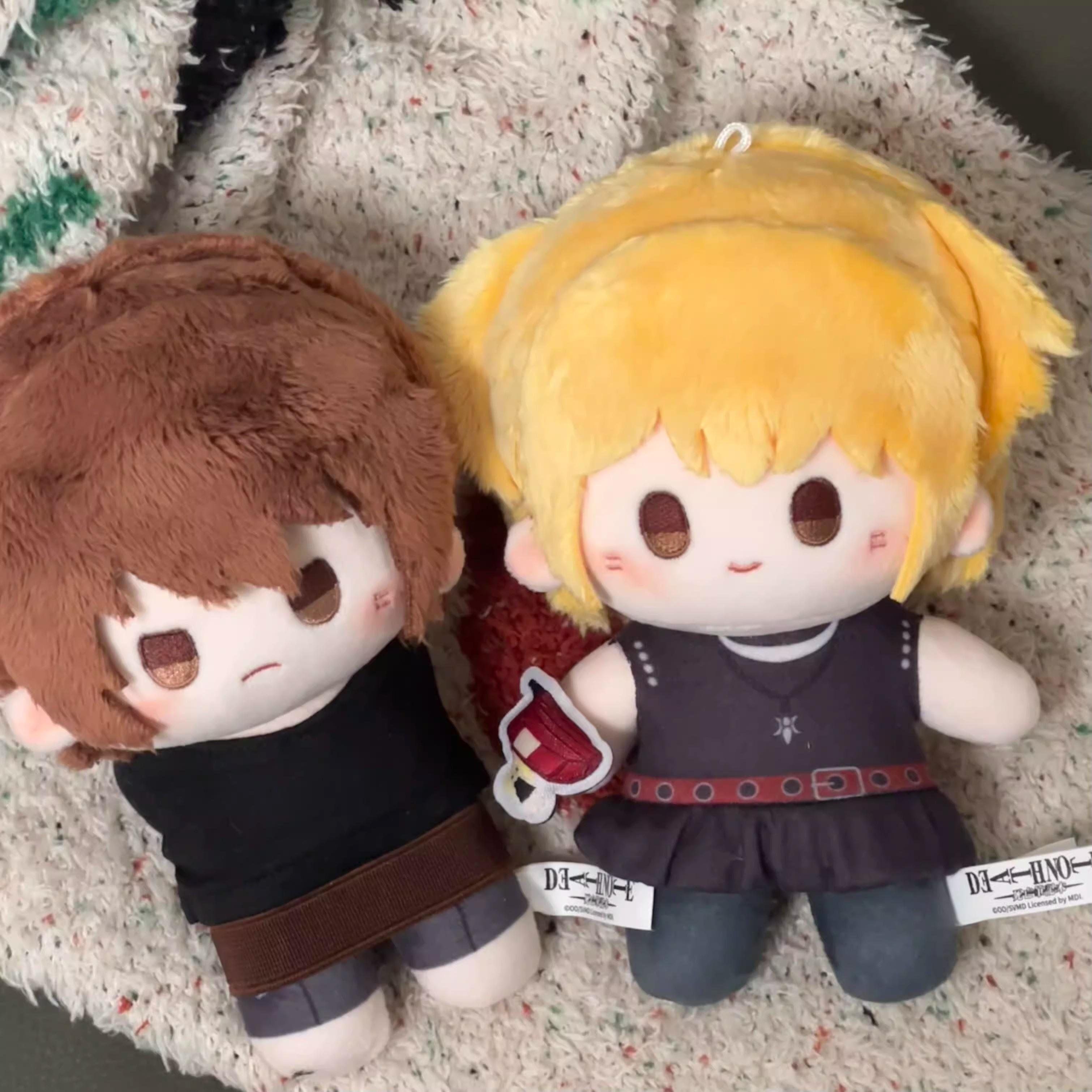 New Genuine Death Note Stuffed Plush Doll 15cm Plush Figure Death Note Anime Merchandise Keychain Pendant Ornament Gift Toy