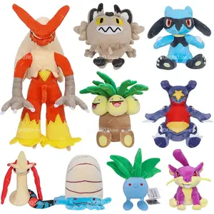 16 Styles Pokemon Plush Blaziken Oddish Geodude Rattata Garchomp Haxorus Exeggutor Yveltal Stuffed Peluche Dolls Best Gift Toy