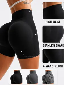 3-Piece Women's High-Waist Sportswear Set, Breathable and Sweat-Wicking, Seamless Design, Ideal for Gym, Yoga, Daily Workout