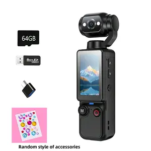 Professional-grade 4K action camera with electronic image stabilization, wide-angle lens, waterproof body, ultra-long battery life, lightweight and portable, ideal for cycling, skiing, surfing, mountaineering, and Vlog shooting