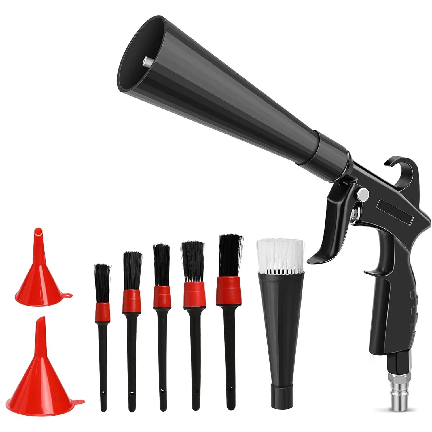 Tornado Car Cleaning Gun - Air Gun for Detailing - Car Cleaning Gun with High Pressure Cleaning Tool - Air Blaster for Car Detailing Interior Carpet Upholstery - Auto Detail Tools