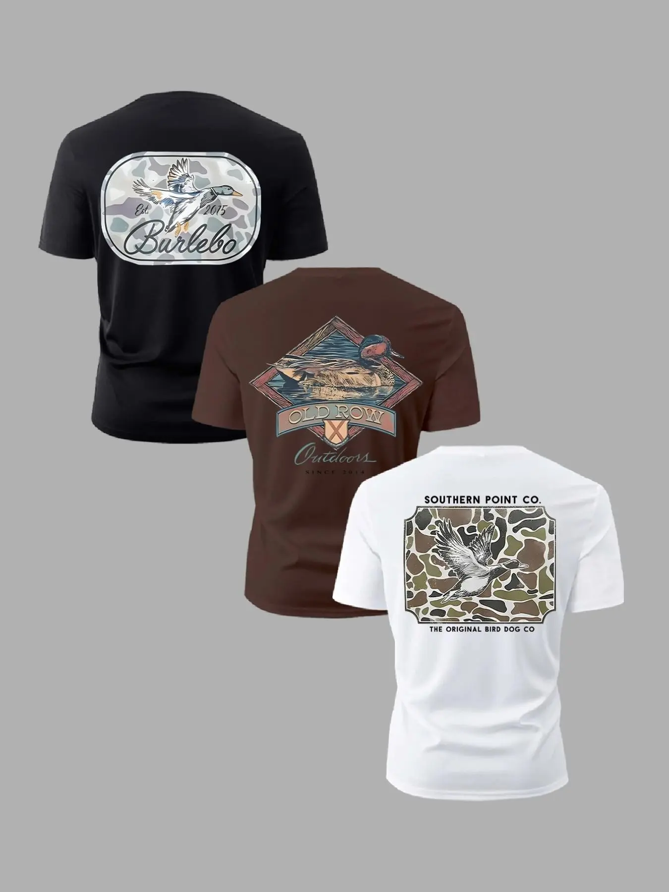 Summer Men's Trendy Round Neck Short Sleeve T-Shirt 3-Pack, Loose Fit Casual Top, Comfortable Breathable, Ideal for Daily Wear