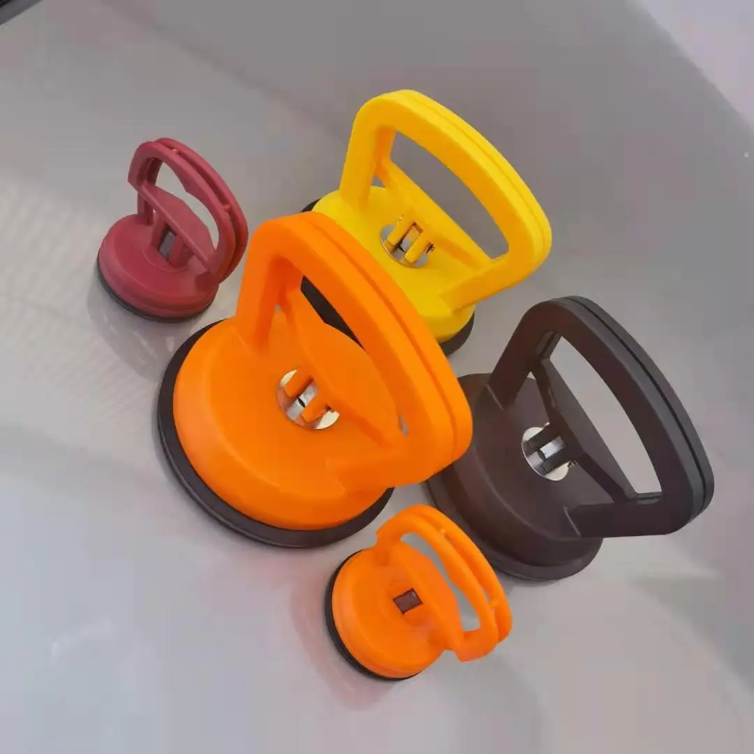 2pcs Car Bump Puller Car Shape Bump Fixer Repair Tool Set Large Pull Suction Cup Dent Puller Dent Repair Sucker Car Tools For Auto Car Dent Remover