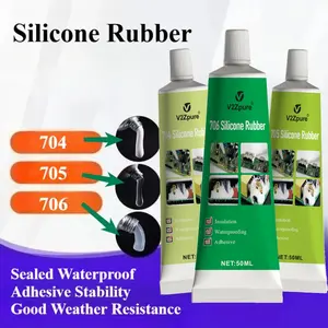 704/705/706 Silicone Rubber Adhesive Electronic Sealant for Components, Lithium Batteries, LED Lighting, Coils, Battery Packs, Insulation, High Temperature Resistance, Strong Bond Waterproof Sealing Silicone Rubber