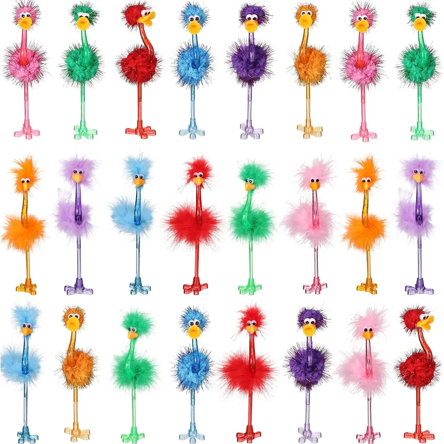 24 count   Novelty Pens Funny   Pen for Adults,  Plastic Signing Ballpoint for Birthday Easter Basket Christmas Stocking Stuffers(Blue Ink)