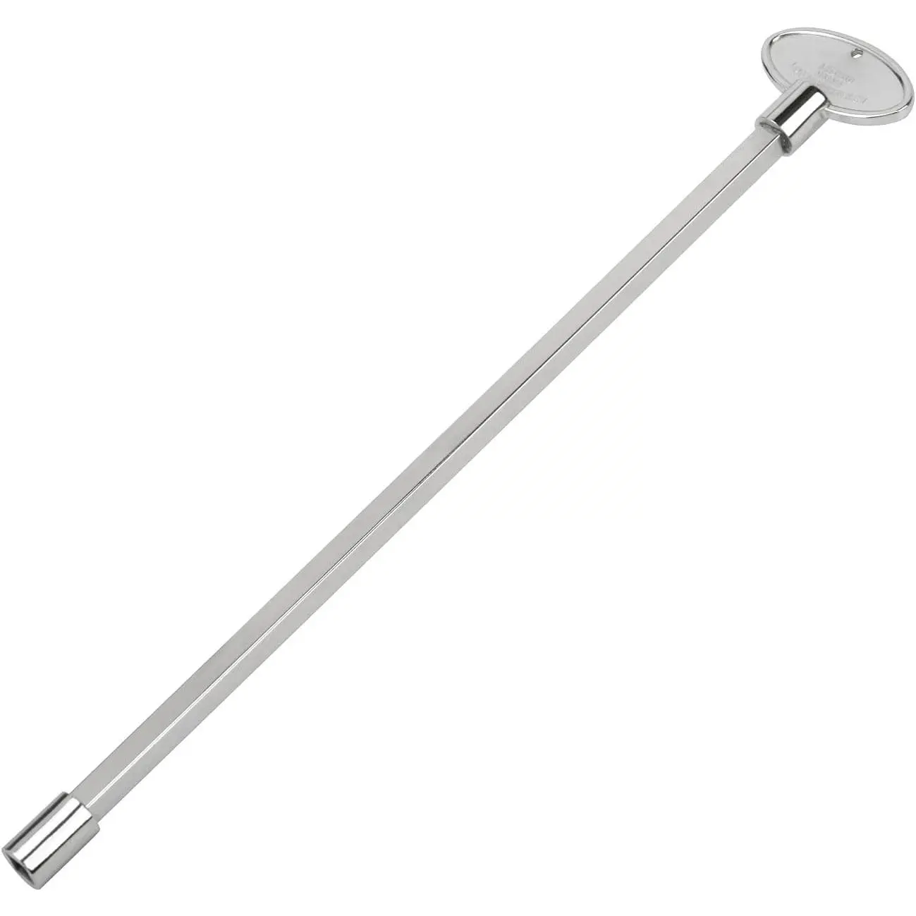 Universal Gas Valve Key, Polished Chrome, 12 Inches | Fits 1/4" and 5/16" Gas Valve Stems, For Fire Pit and Fireplace