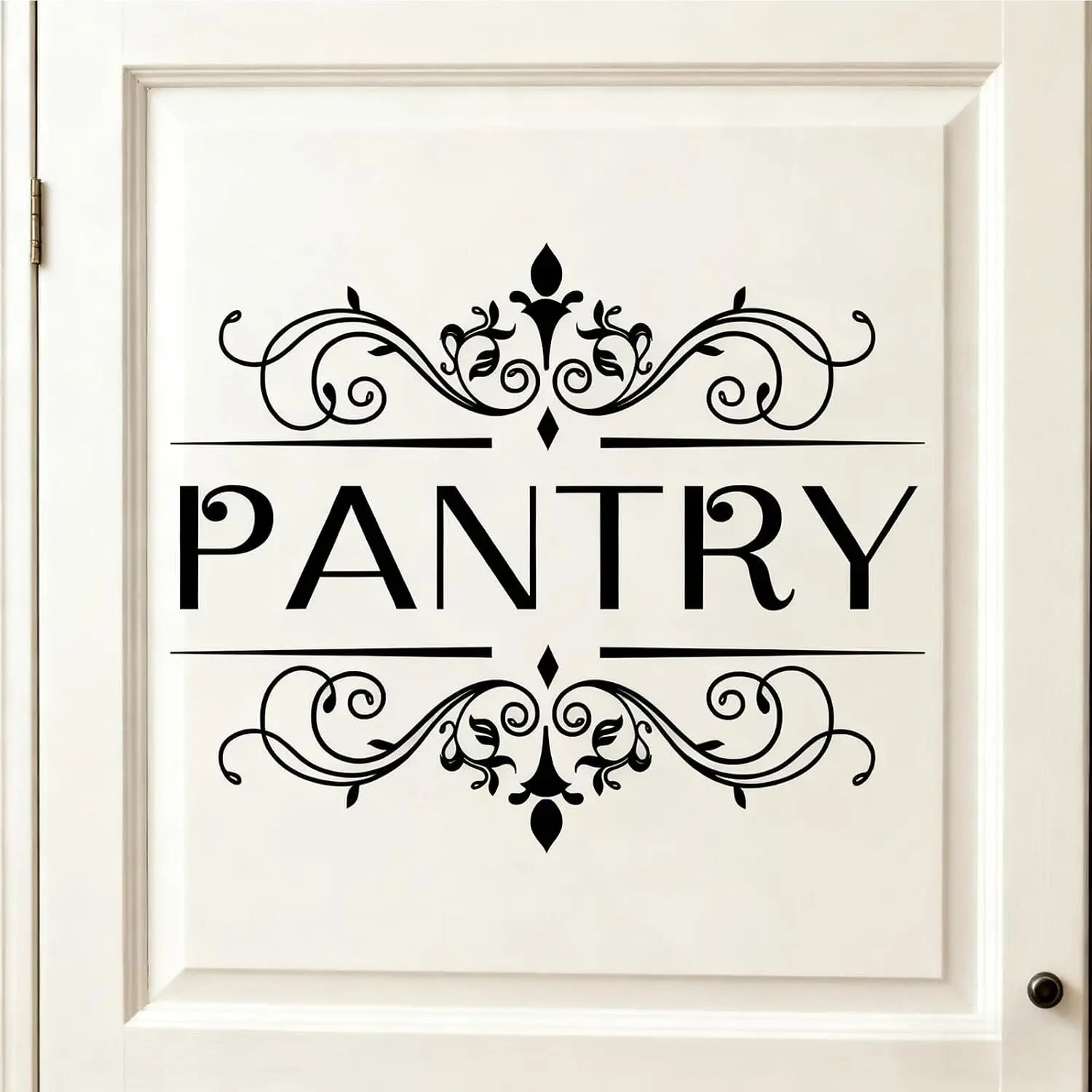 Pantry Room Door Large Sign Sticker 15.75x12.8in Pantry Room  Kitchen Vinyl Lettering Words Wall DIY Art Big Size Quote Decor for  Kitchen Restaurant Coffee Shop Store Office