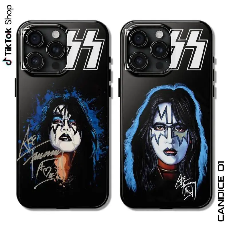 Signature Ace Frehley Phone Case, Rip Ace Frehley Memorial 1951-2025,Suitable for iPhone 17-11 Pro Max/Plus and  Samsung Galaxy S23-25