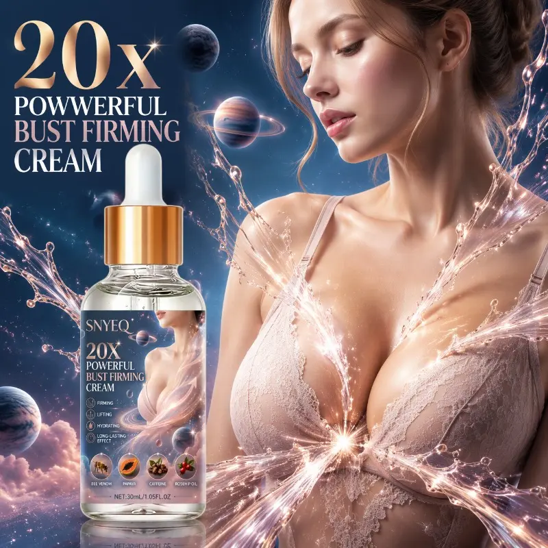 30X Powerful Bust Firming Cream, Containing Jojoba Oil, Honey, Caffeine, Shea Butter, And Vitamin E, Lifts And Tightens The Breasts, Making Them Look Younger And Full of Feminine Charm, Suitable for All Skin Types