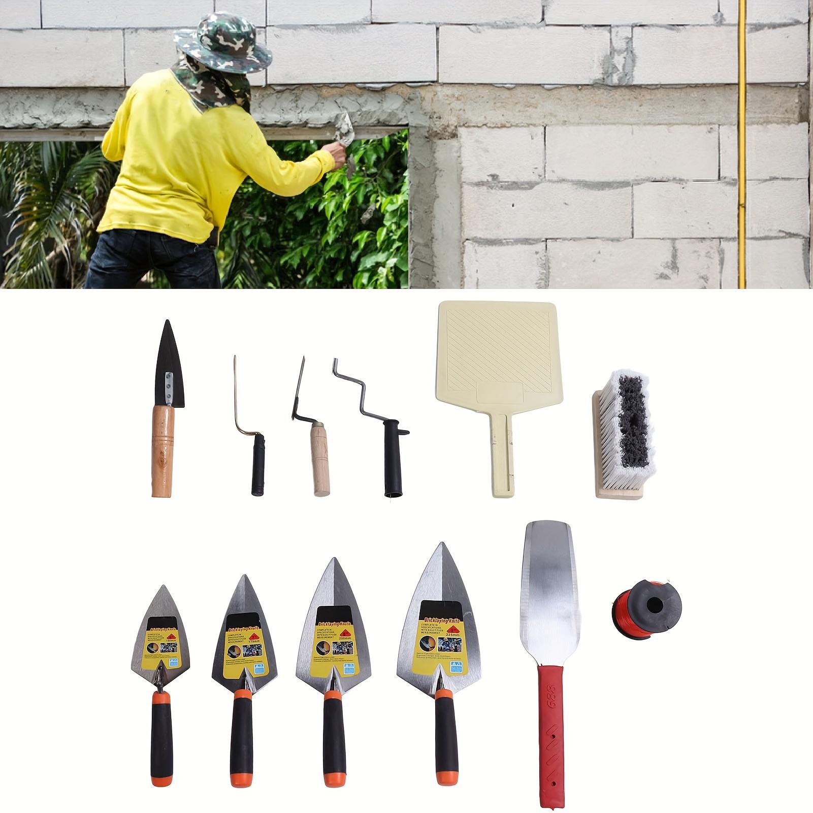 2024 Putty Knife Set Multiple Sizes Stainless Steel Concrete Scraper Masonry Hand Tools for Dry Wall Applying