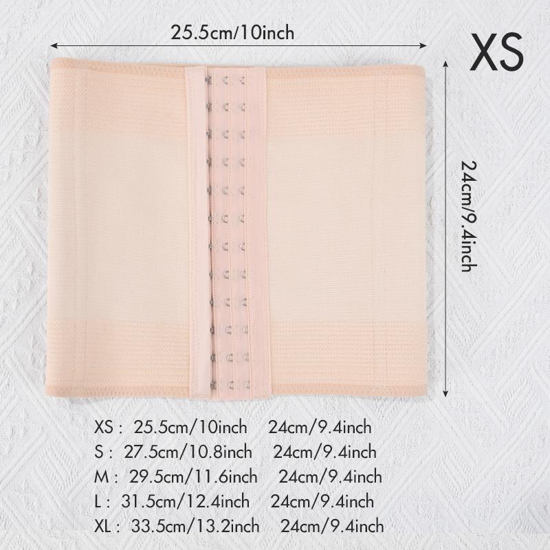 Adjustable Waist Trainer, Women's Solid Color Belly Control Body Shaper, Slimming Sports Belt