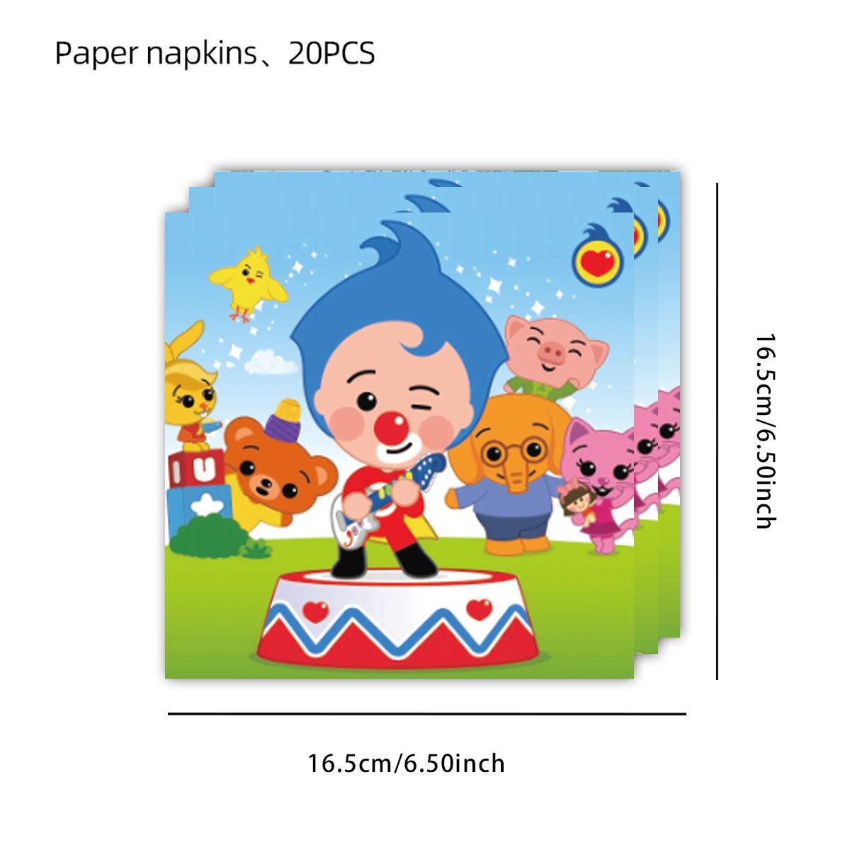 Plim Clown Party Decorations Theme Party Tableware Plate Cup Napkin Tablecloth Baby Shower Boys Kids Birthday Party Supplies Plim Clown Party Decorations Theme Party Tableware Plate Cup Napkin Tablecloth Baby Shower Boys Kids Birthday Party Supplies