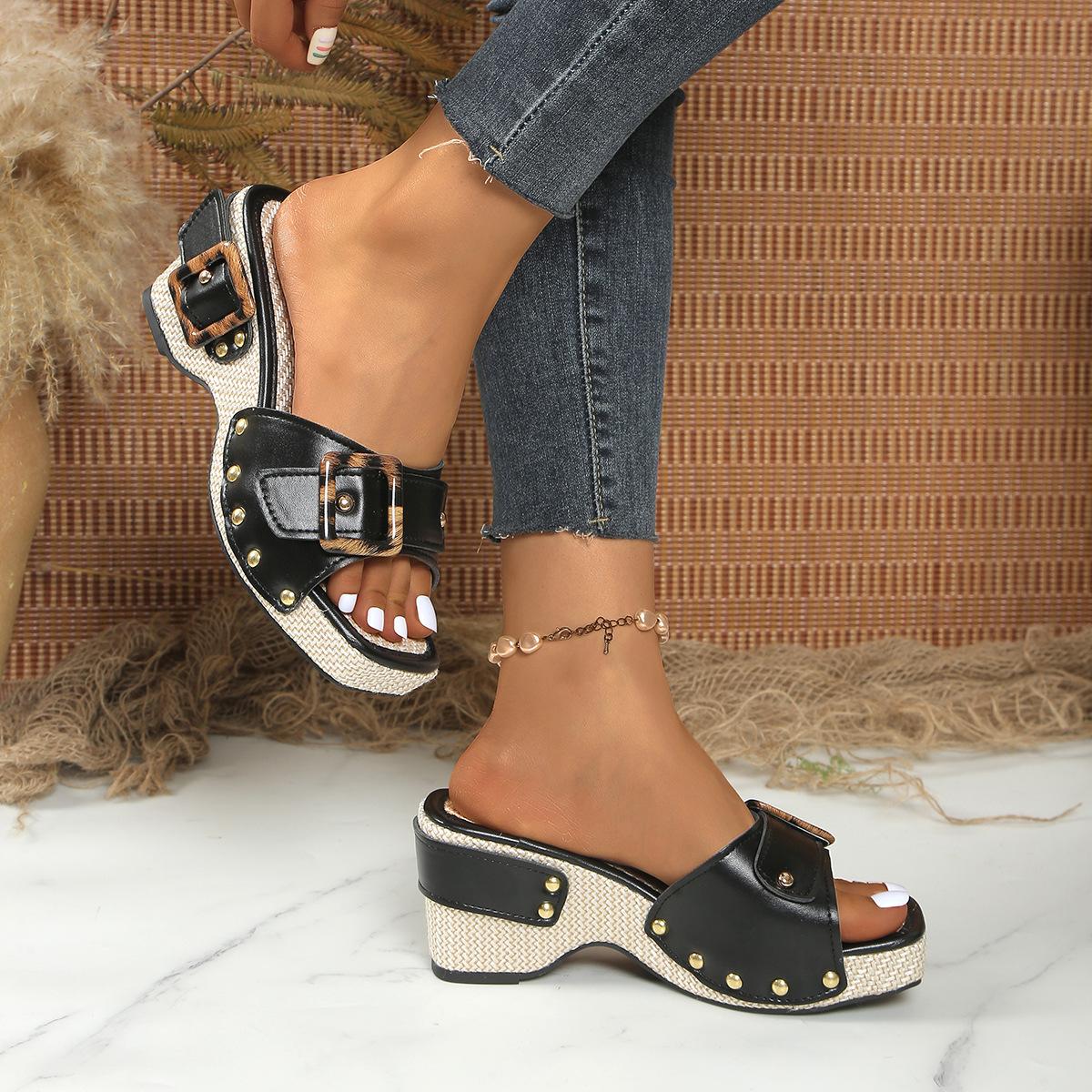 Women's Platform Wedge Slide Sandals Summer Gladiator Style Comfortable Casual Dressy Shoes for Women Soft Sole Beach Outdoor Walking Sandals SpringStatements