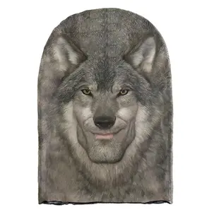 3D Printed Elastic Mesh Headgear Bully Dog Cat Animal Mask Breathable Full Face Mask for Carnival Party Cosplay Halloween