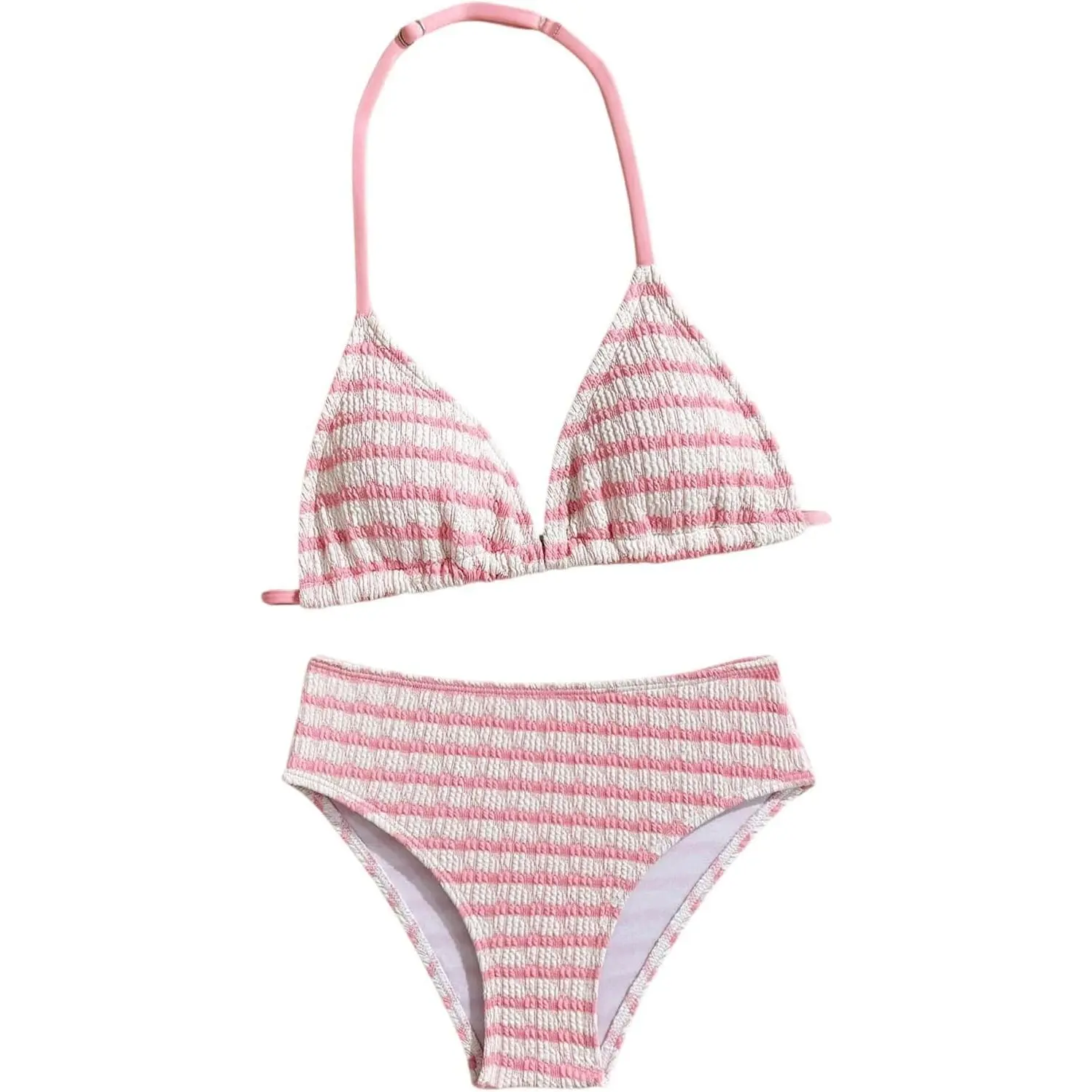 Girl's Tie Dye Smocked 2 Piece Swimwear Sets Backless Cute Bikini |   Halter Bikini Cute Brief Bathing Suit, Girls Bikini, Teen Bikini, Girls Swimsuit, Summer