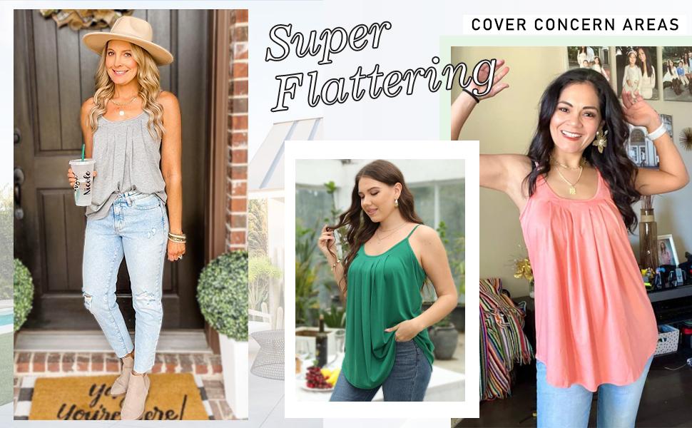 WIHOLL Summer Tank Tops for Women Vacation Outfits 2024 Fashion Trendy Clothes SpringStatements