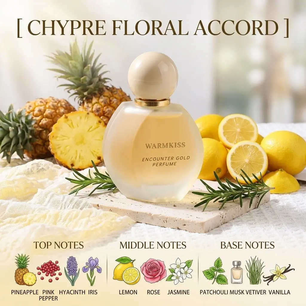 Women's Summer Perfume Spray, Ice-Cold Watermelon Floral Fruity Scents for Ladies, 50 ml Aromatic Fruity Fragrance for Daily Use and Parties Golden Encounter Women's Perfume, Fruity Scented Perfume, Date Night Perfume