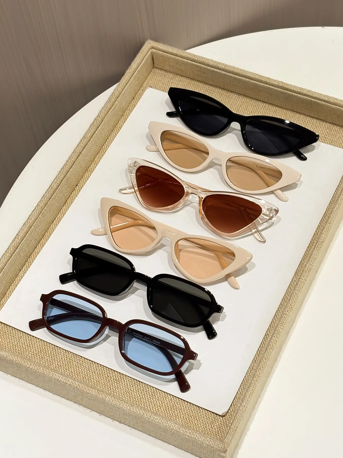 6 Pairs Women's Leopard Pattern Sunglasses, Uv400 Protection, Fashionable and Simple, Ideal for Daily Commute, Outdoor Activities, Driving