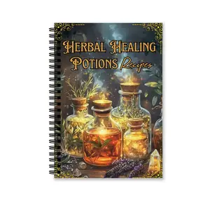 Herbal Healing Potions Recipes Book, Traditional Herbal Remedies Guide, Natural Health Solutions Manual, Essential Wellness Resource