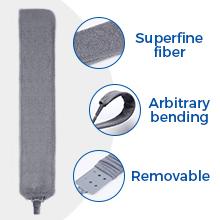 9Pcs Dusters for Cleaning Kit, Extendable Microfiber Duster Tools with 100" Long Pole, Retractable Gap Bendable Dust Cleaner, Reusable Washable Cleaning Supplie for Ceiling Fan Furniture Cars and Home
