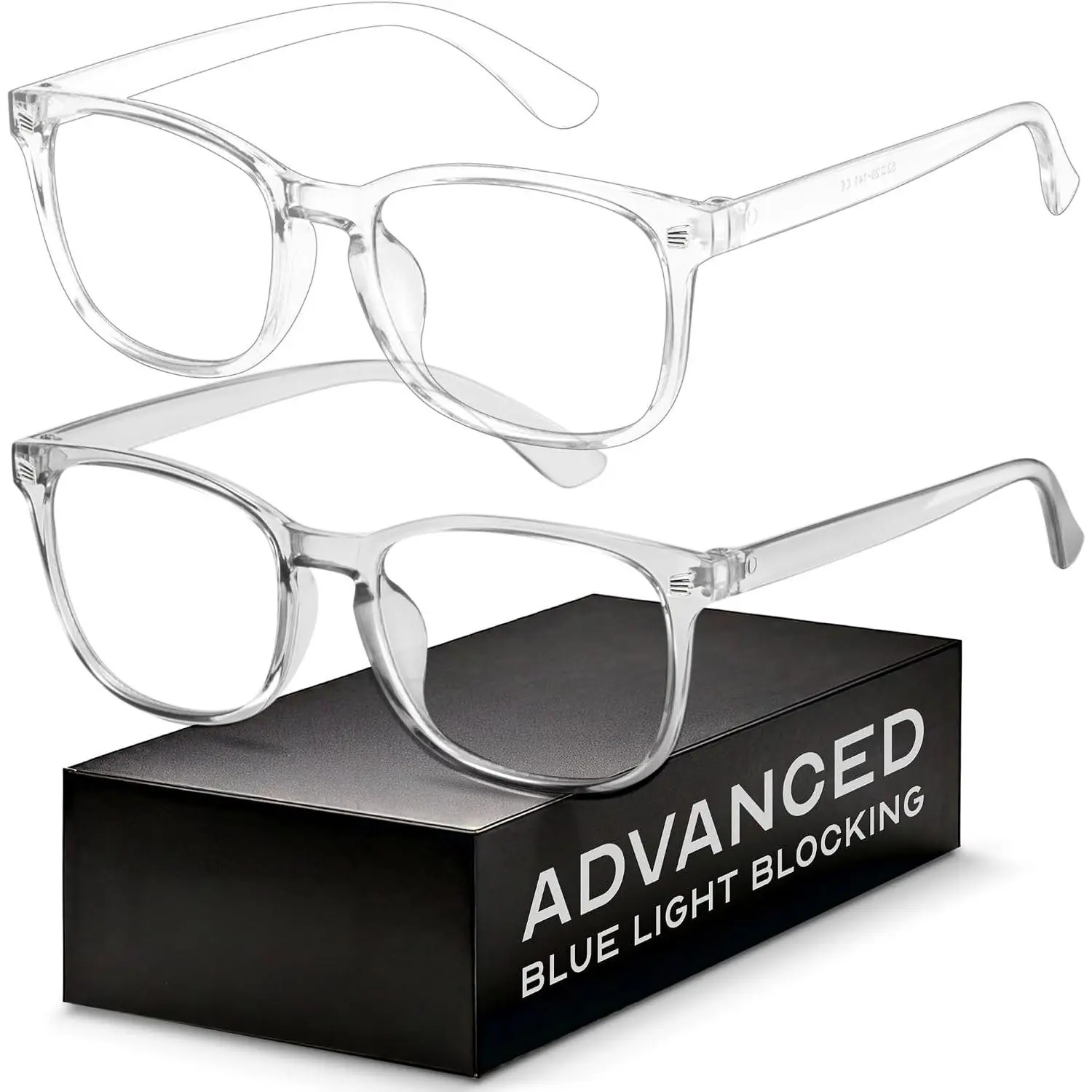 Square Eyeglasses Frame for Unisex - Stylish Lightweight Eyewear, Blue Light Blocking & UV Resistant Glasses for Gaming, Stylish Eyewear, Trendy Square Frames