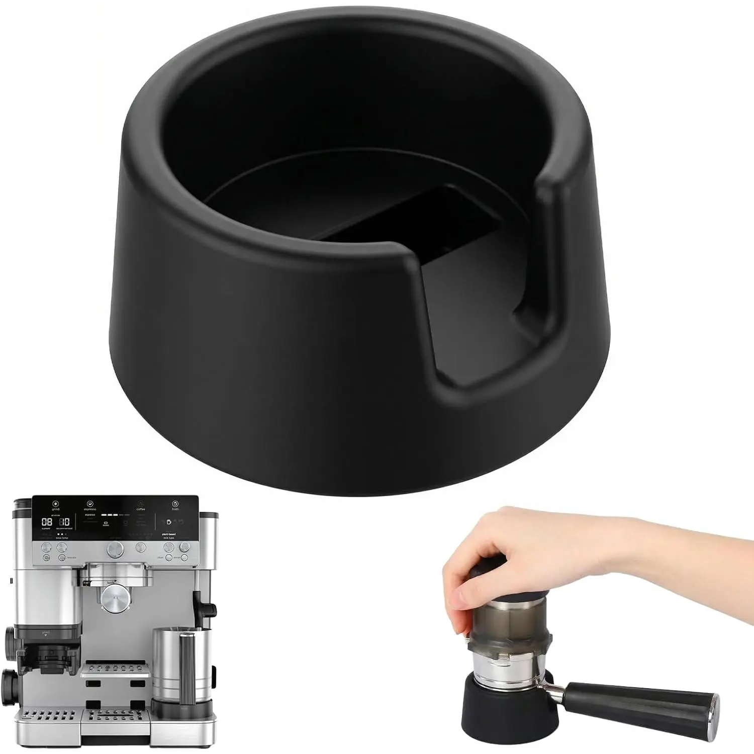 Coffee Tamper Base for  Luxe Cafe ES601 ES701, Portafilter Holder Compatible with  Espresso Machine, Non-Slip  Tamping Station Accessories
