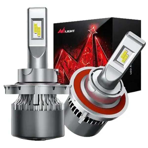 Nilight Nilight NIXMEN 2 Pcs H13/9008 LED Headlight Bulb 70W 8000-10000LM 350% Brighter High Low Beam Halogen Lamp Replacement Upgraded LED Headlight Conversion Kit 6500K, 2 Years Warranty