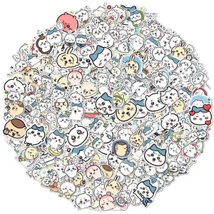 100pcs Cute Chiikawa Stickers DIY Waterproof Vinyl Scrapbook Water Cup Phone Case Lovely Cartoon Anime Sticker Kids Gift Toy