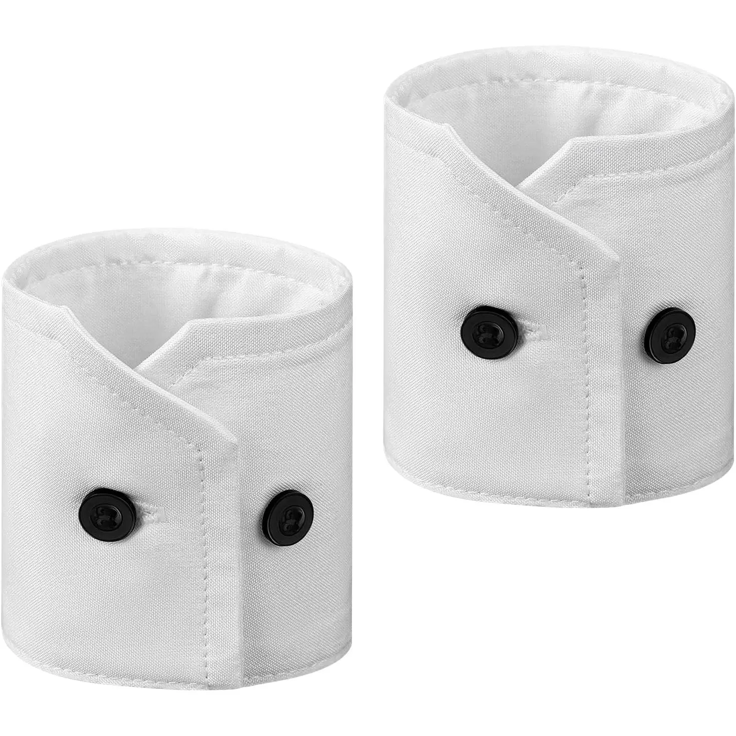 1pair False Wrist Cuffs For Women,Detachable Sleeve Cuffs,Nylon Sleeve Cuffs White Wrist Cuffs Hand Sleeves Garment Decorated Accessories for Suit Blouse Coat
