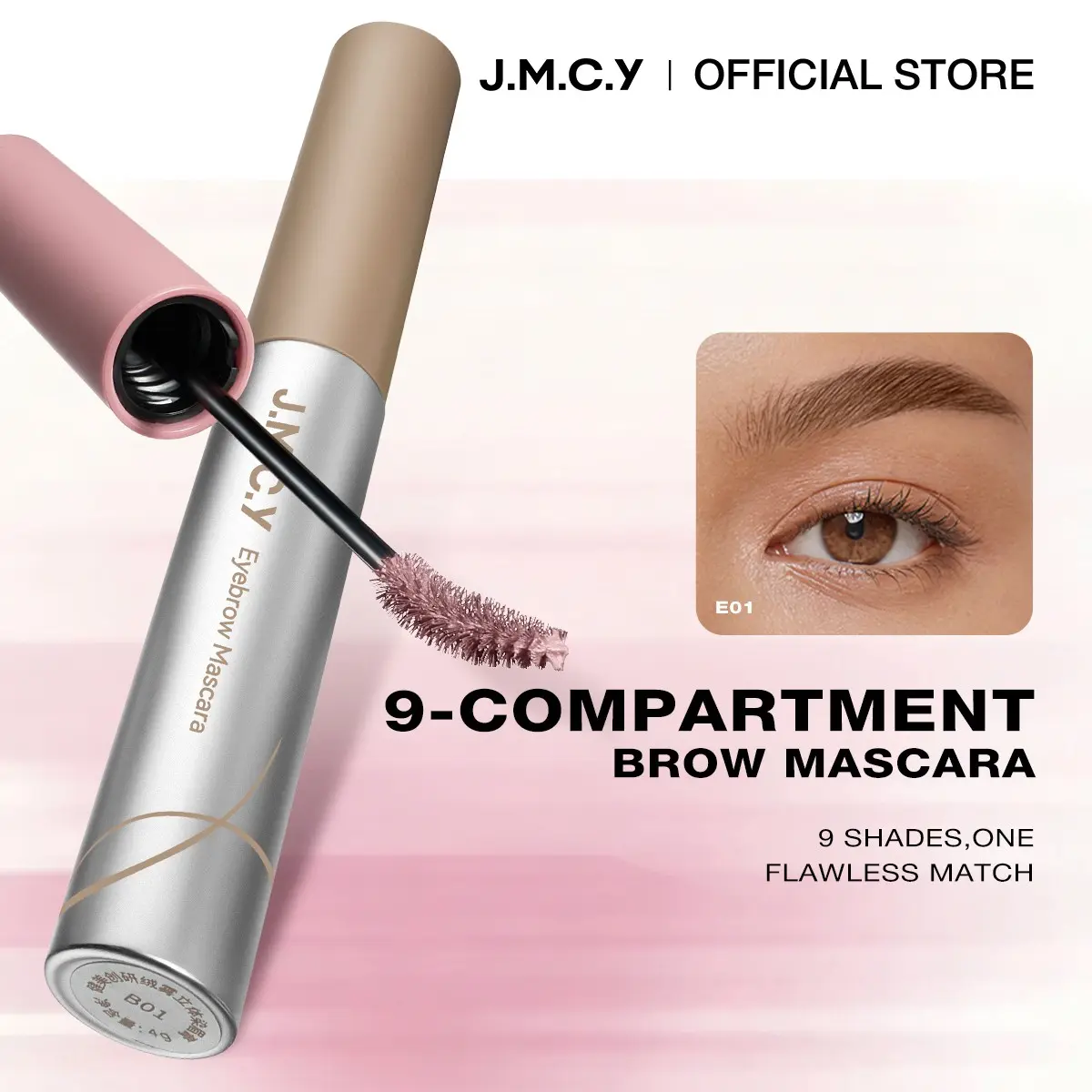 Light Color Brow Pomade for Women, Waterproof Sweat-Resistant, Long-Lasting Natural Wild Brows, Ideal for Beginners and Daily Use, Perfect for Holidays