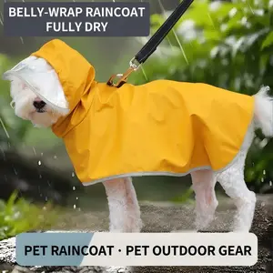 Dog Raincoat Waterproof Anti-Dirt Cape for Pomeranian Teddy, Small Medium Large Dog Clothes, Pet Accessories, Puppy Gear