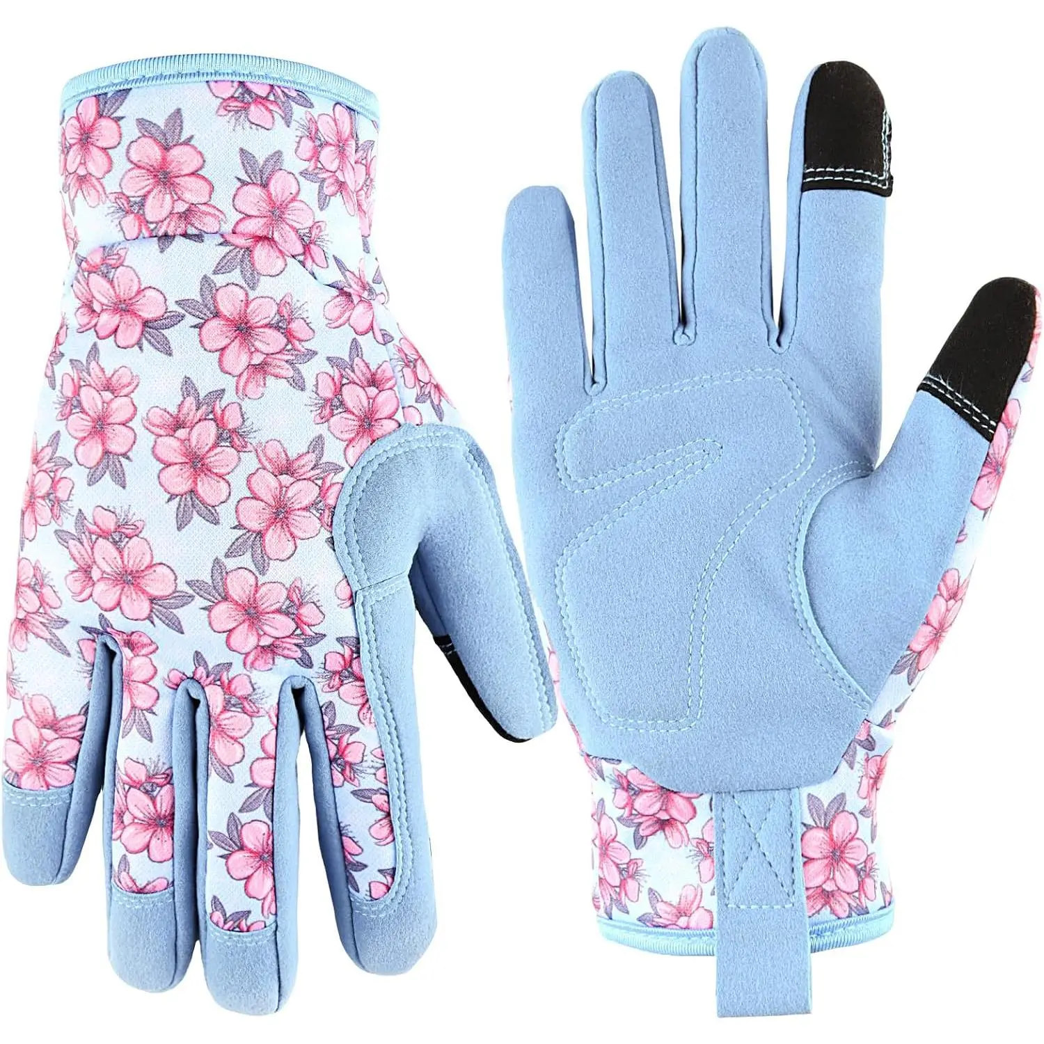 Gardening Work Gloves, Flexible and Breathable Garden Gloves, Gardening Gifts for Women, Machine Washable