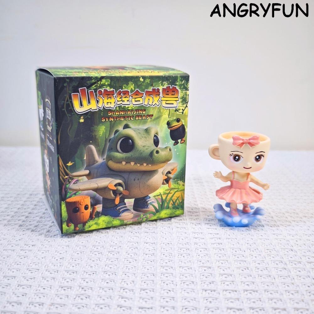 ANGRYFUN Quirky Shanhaijing Hybrid Beast Blind Box Figure – Collectible Art Toy, Mini Desk Figurine Surprise Gift for Kids, Boys & Girls