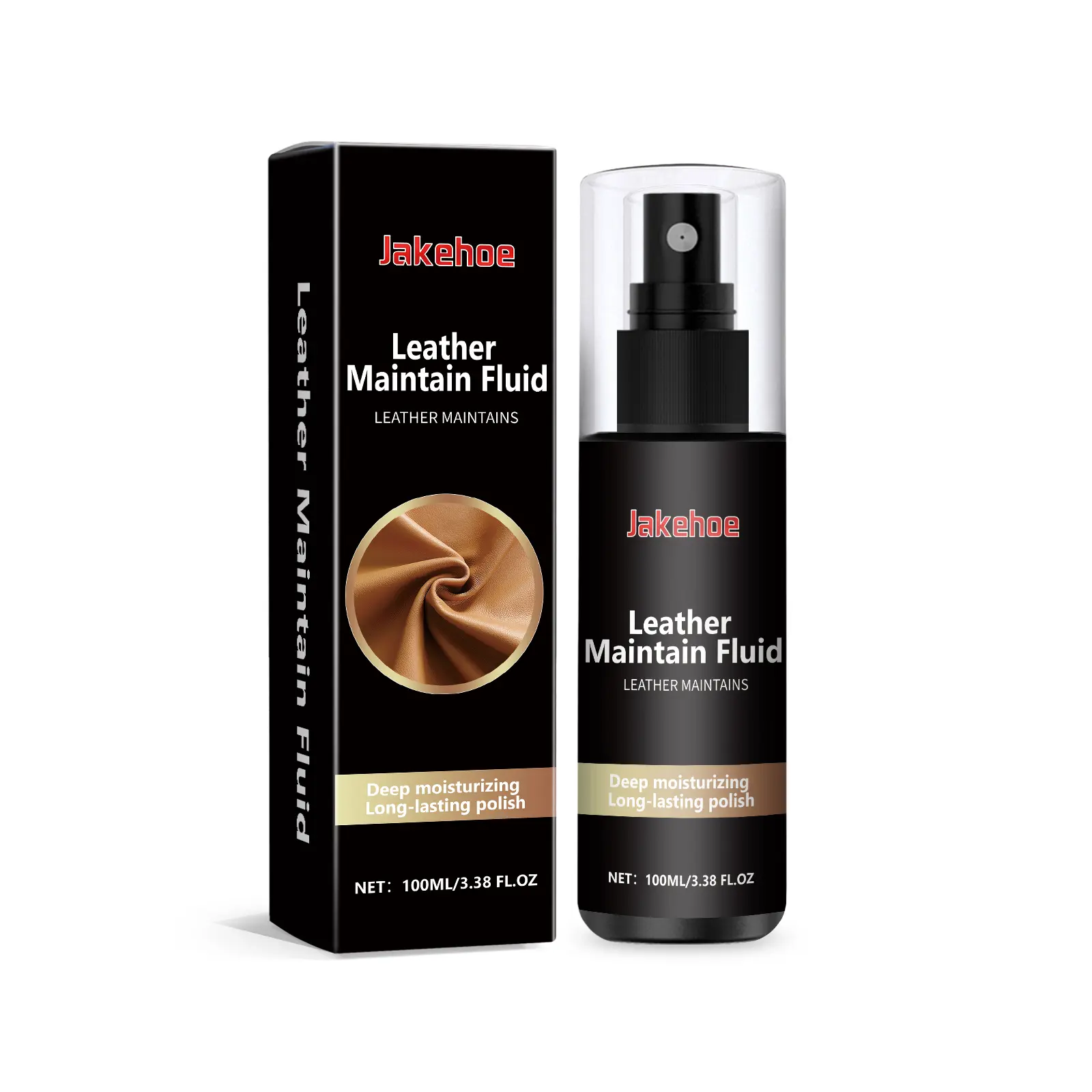 Jakehoe Beeswax-Base Leather Care Solution - Household Cleaner for Leather Upkeep, Polish Shine, Oil Removal, Cleaning and Protective Care