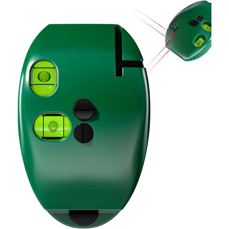 Electronic 90 Degree Red Light Scale, Red Light Level, Green Self Leveling Cross Line Red Light Level with Horizontal and Vertical Lines, Protable for Construction