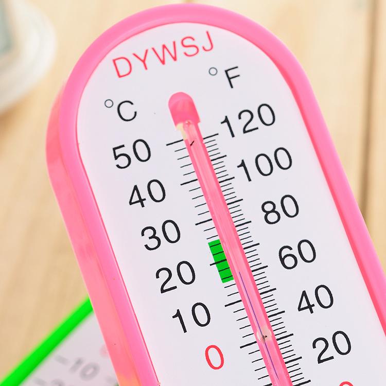 Industrial thermometer and hygrometer for long-term greenhouse indoor and outdoor planting and breeding, mercury-based dry and wet thermometer