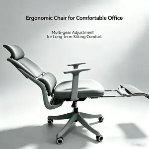 Ergonomic Cloud Comfort Leaning Office Chair, High-Density Shaped Sponge for Ultimate Relaxation & Support, Rotatable Supportive Budget Desk Chair, Rotatable Desk Chairs Classroom Furniture