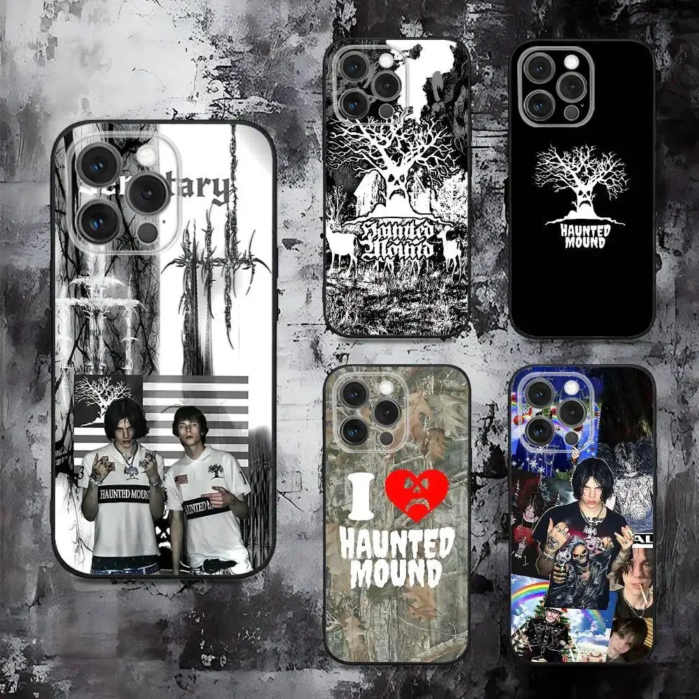 S-Sematary H-Haunted Mound Phone Case Underground Rap Fan Graphic Soft Silicone Shockproof Protective Cover Designed for iPhone 11-17 Pro Max/Plus & Samsung Galaxy S23-S25