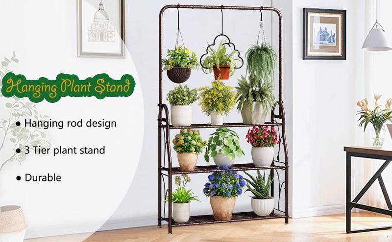 3 Tier Plant Stand Indoor Outdoor Tall Corner Hanging Plant Shelf Metal Flower Stands Ladder Plant Holder Deals For You Days 3 Tier Plant Stand Indoor Outdoor Tall Corner Hanging Plant Shelf Metal Flower Stands Ladder Plant Holder Deals For You Days
