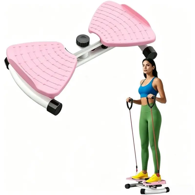 Non-Slip Waist Twister with Adjustable Resistance Bands, Home Core Trainer, Full Body Balance Fitness Equipment