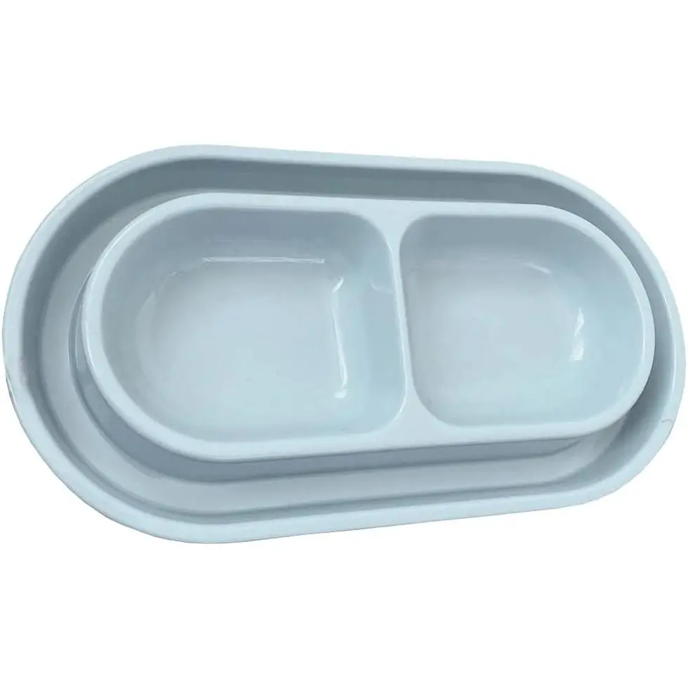 Kitten Dish  Puppy Feeder  Bowl  go  Grey, S