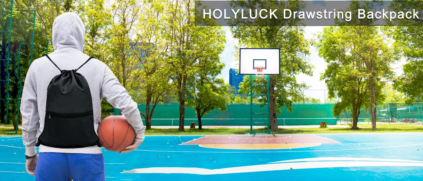 Drawstring Backpack Sport Gym Sackpack