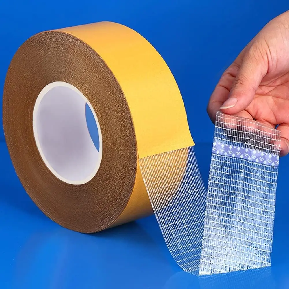 Qujianwei Heavy Duty Double Sided Carpet Tape - 2 in x 21.9 yd, Residue-Free Rug Securing Tape for Hardwood Floors, Area Rugs, Wall Hanging
