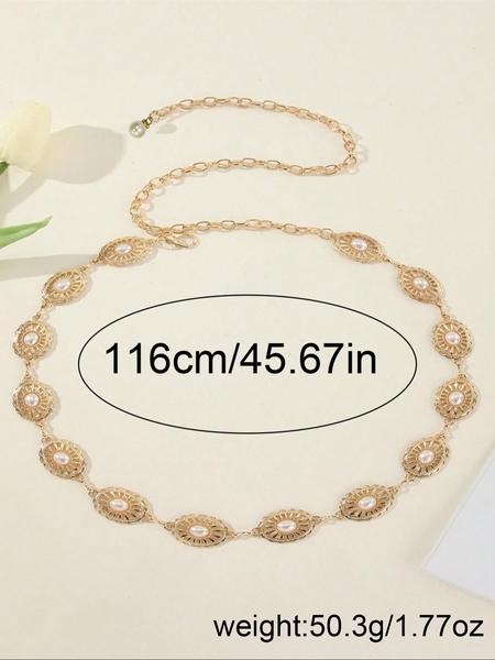 Women's Vintage Layered Waist Chain, Boho Style Vintage Body Jewelry for Party, Daily Clothing Decor, Trendy All-match & Exquisite Jewelry for Birthday Gift